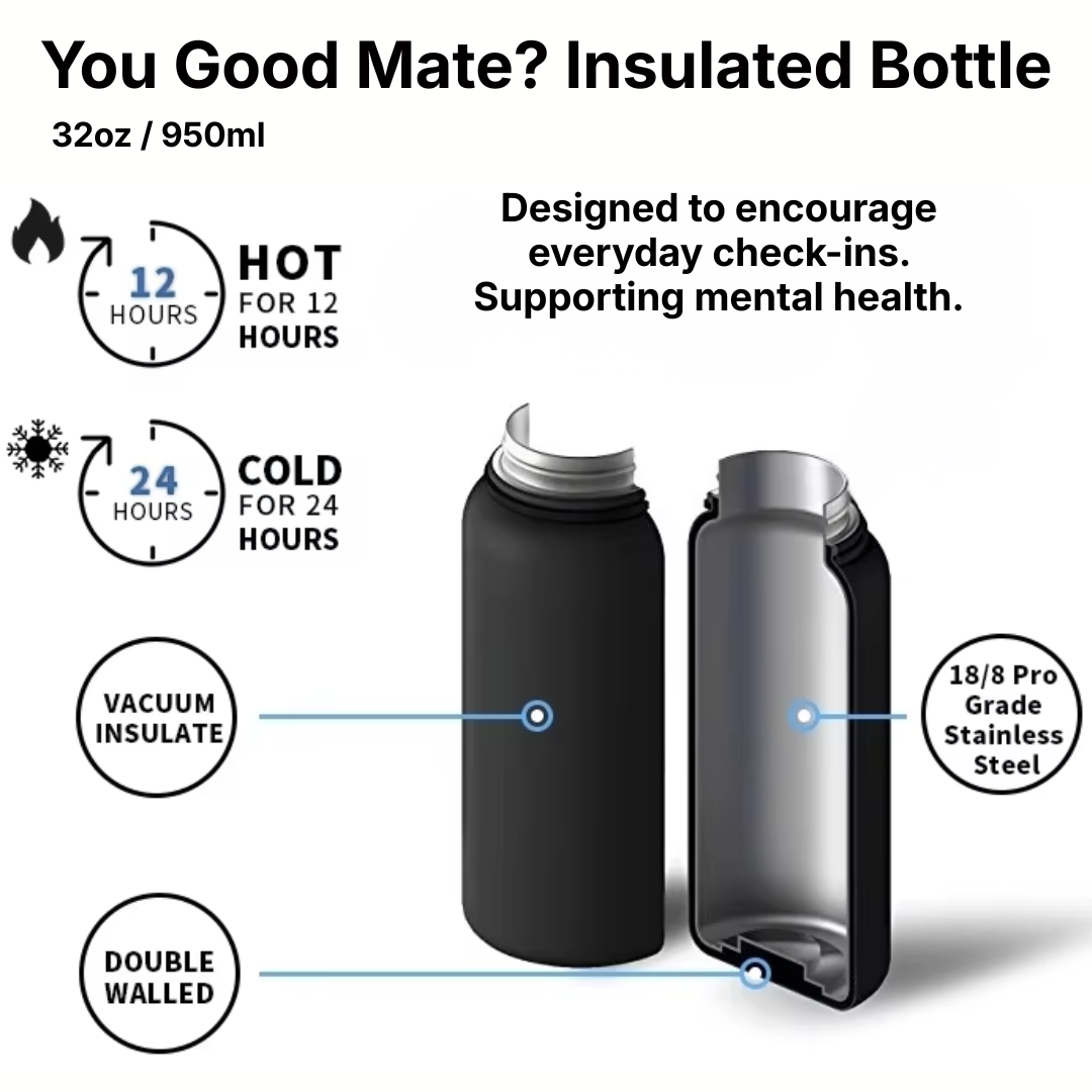 You Good Mate? Insulated Bottle (Bulk Orders)